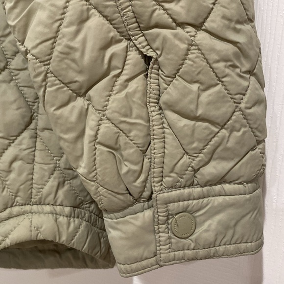 ZARA Girls Green Quilted Jacket Size 10 - Picture 4 of 6